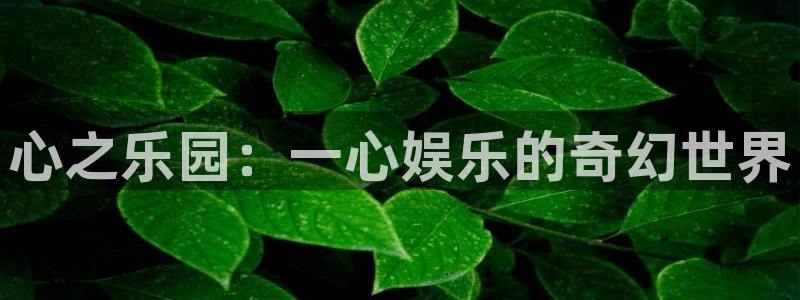 蓝狮在线邀请码怎么获得：心之乐园：一心娱乐的奇幻世界