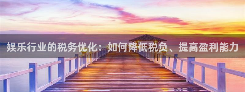蓝狮在线彩票官网：娱乐行业的税务优化：如何降低税负、提高盈利能力